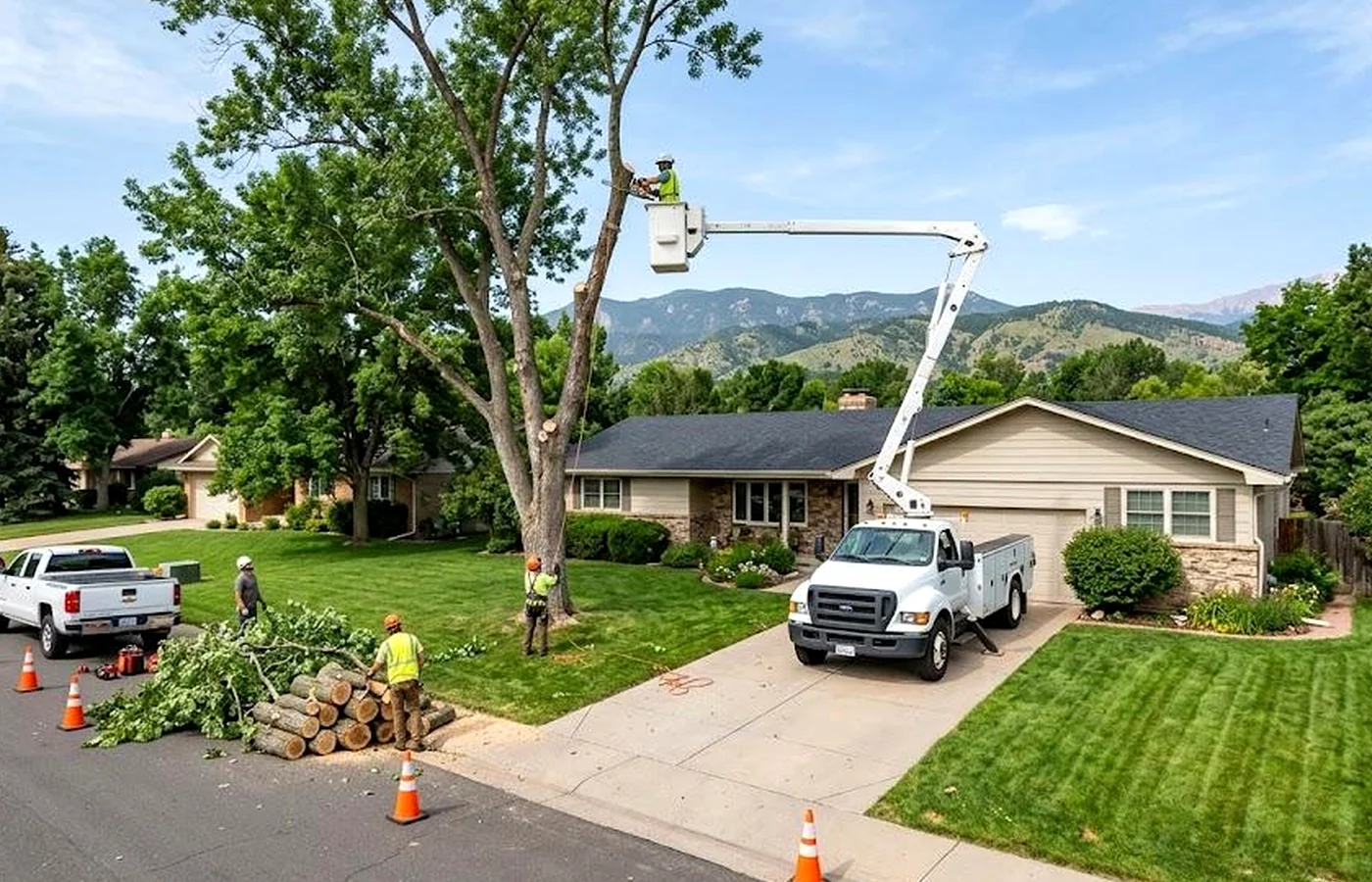 dead tree removal concern near Colorado Springs homes