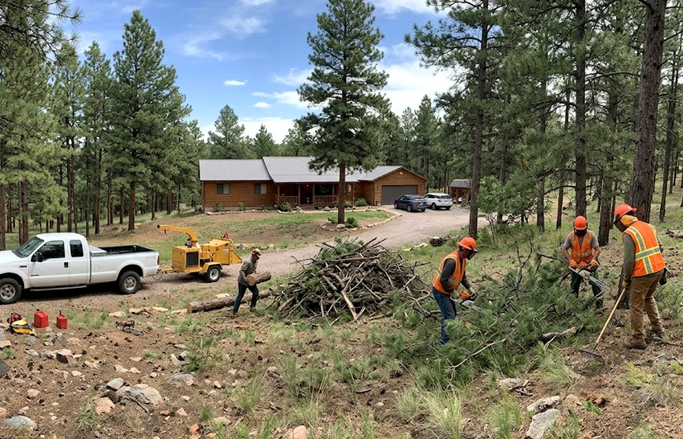 evergreen pruning and tree care near northern El Paso County