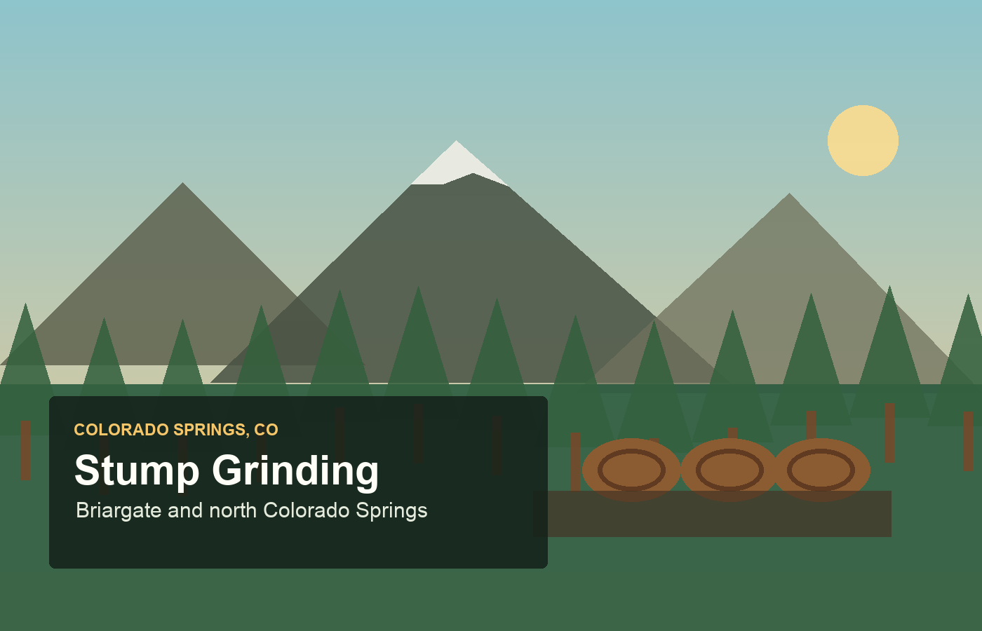 Stump Grinding in Colorado Springs CO by Colorado Springs Arborists