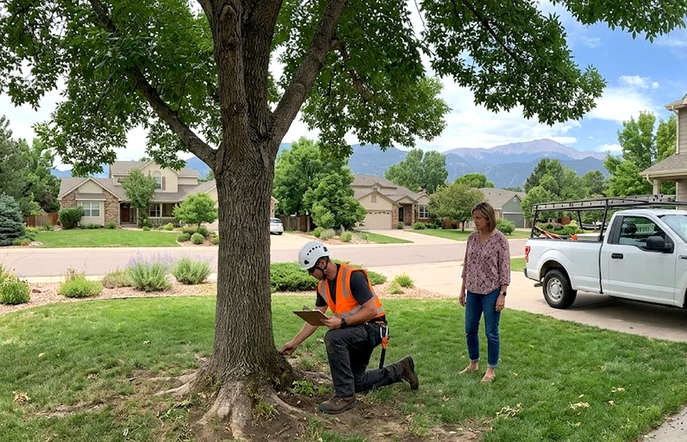 tree health inspection for common Colorado Springs tree problems