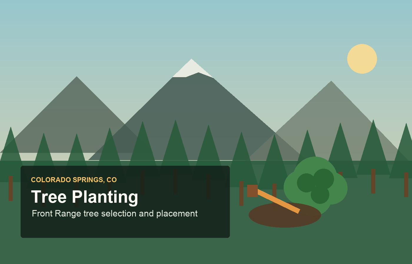 Tree Planting in Colorado Springs CO by Colorado Springs Arborists